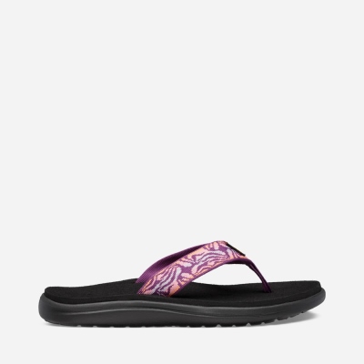 Teva Voya - Women's Teva Flip Flops - Pink | India (SWQV91682)